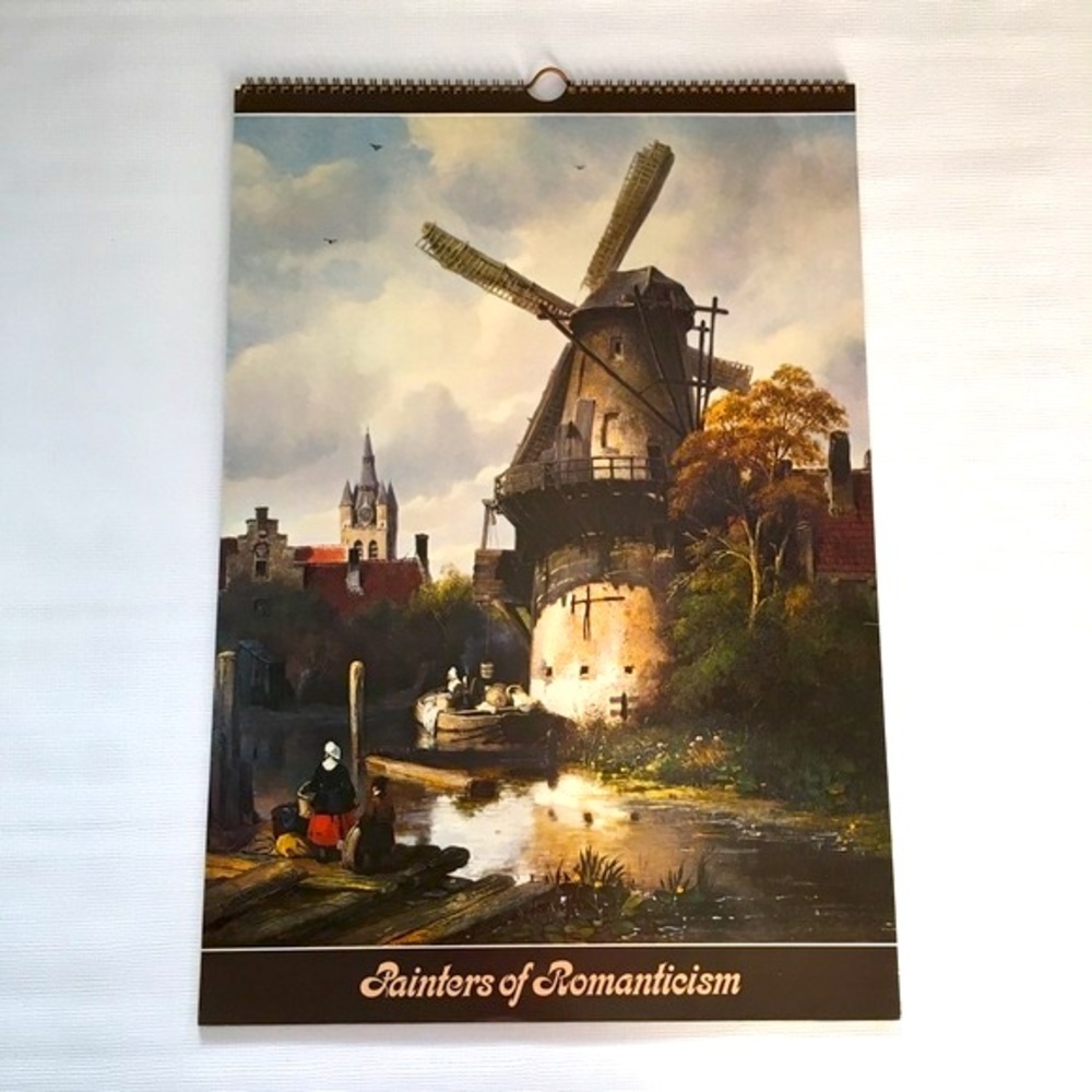 The Vaka Art Calendar 1976 Vintage Painters of Romanticism Kruseman Springer